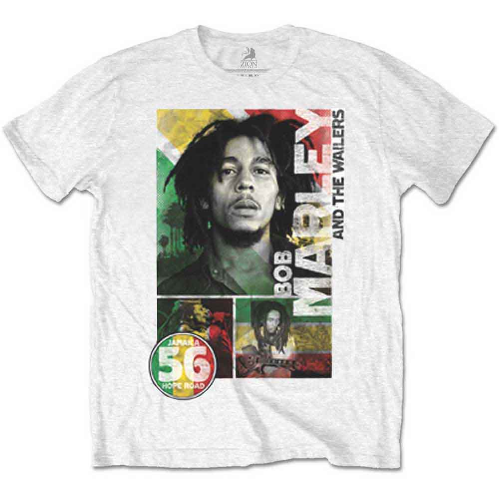 Bob Marley - 56 Hope Road Rasta | T-Shirt White