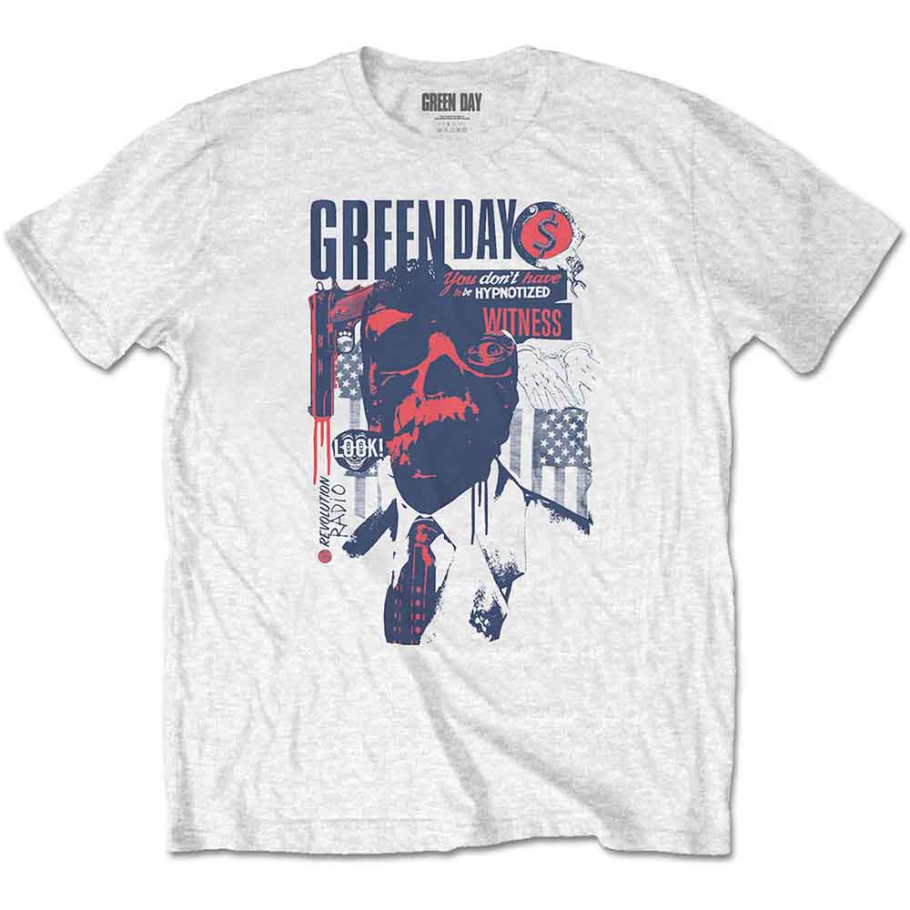 Green Day - Patriot Witness | T-Shirt White