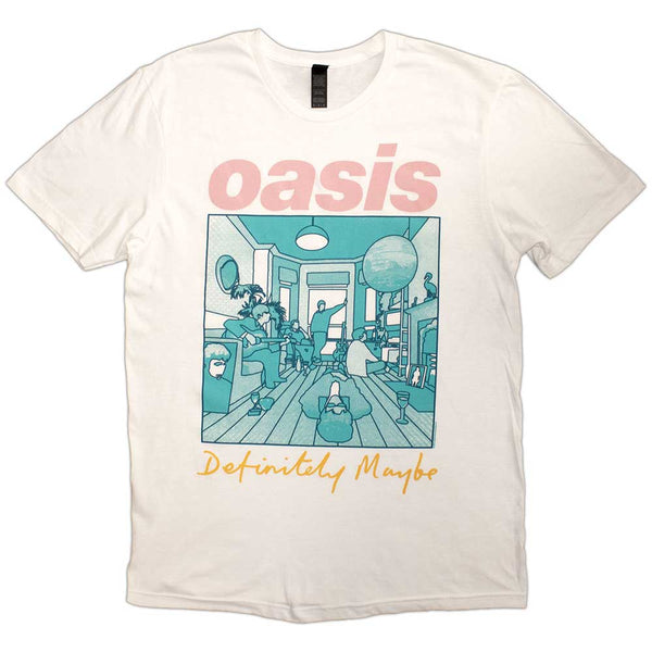 Oasis 30周年特別展Definitely Maybe Tシャツ Oasis | Definitely Maybe Illustration Colour | T-Shirt