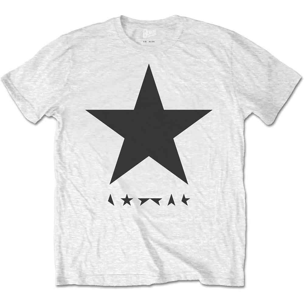 David Bowie - Blackstar on White | T-Shirt White