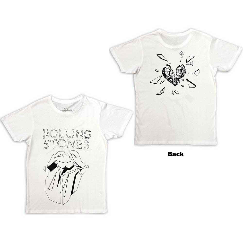 The Rolling Stones - Hackney Diamonds Diamond Tongue Outline | T-Shirt White