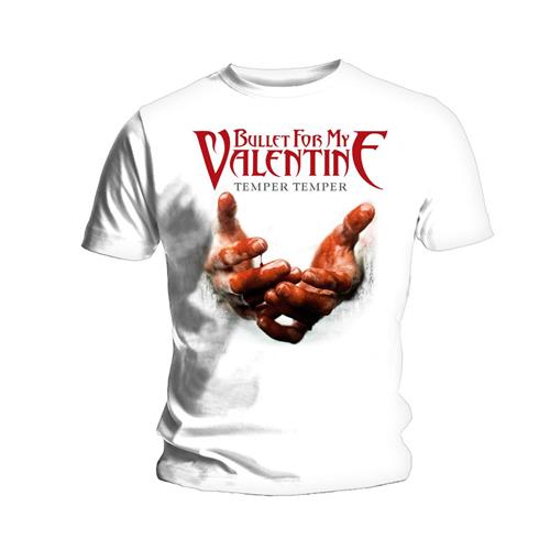 Bullet For My Valentine - Temper Temper Blood Hands | T-Shirt White