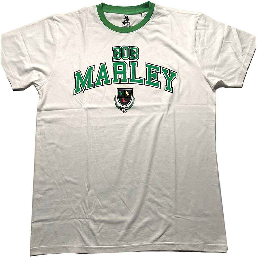 Bob Marley | Collegiate Crest | White