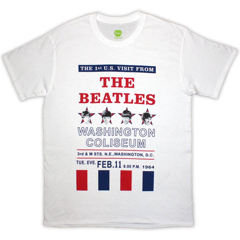 The Beatles | Washington '64 Stars & Stripes | White