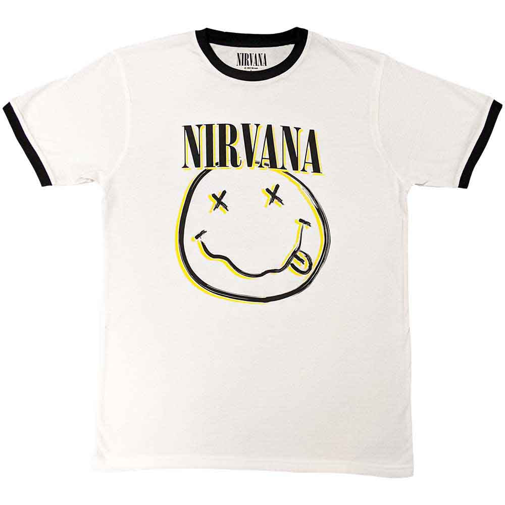 Nirvana | Double Happy Face | White