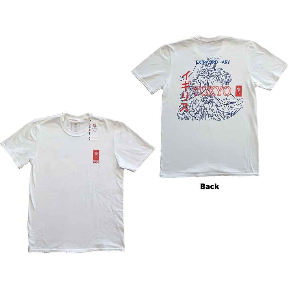 Team GB - Crashing Waves | T-Shirt White