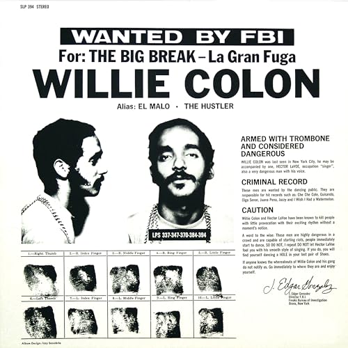 Willie Colon - La Gran Fuga [LP] | Vinyl