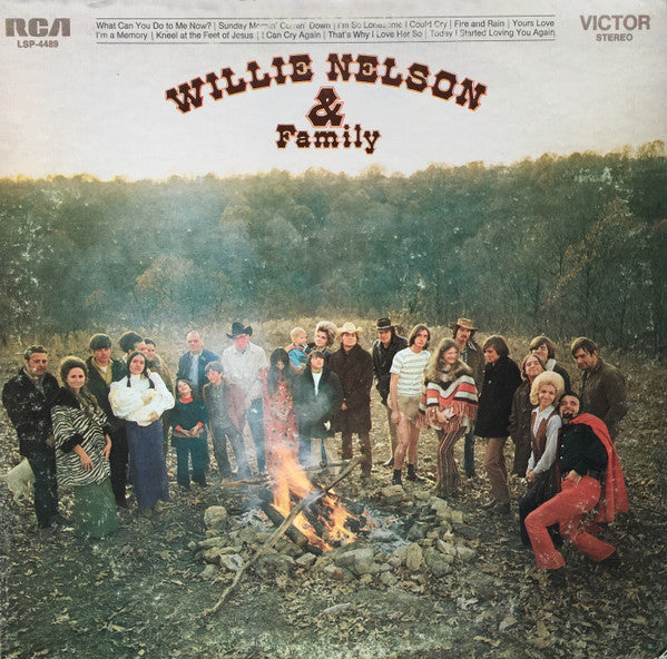 Willie Nelson & Family | Willie Nelson & Family (Limited Edition, "Campfire Quad" Colored Vinyl) | Vinyl