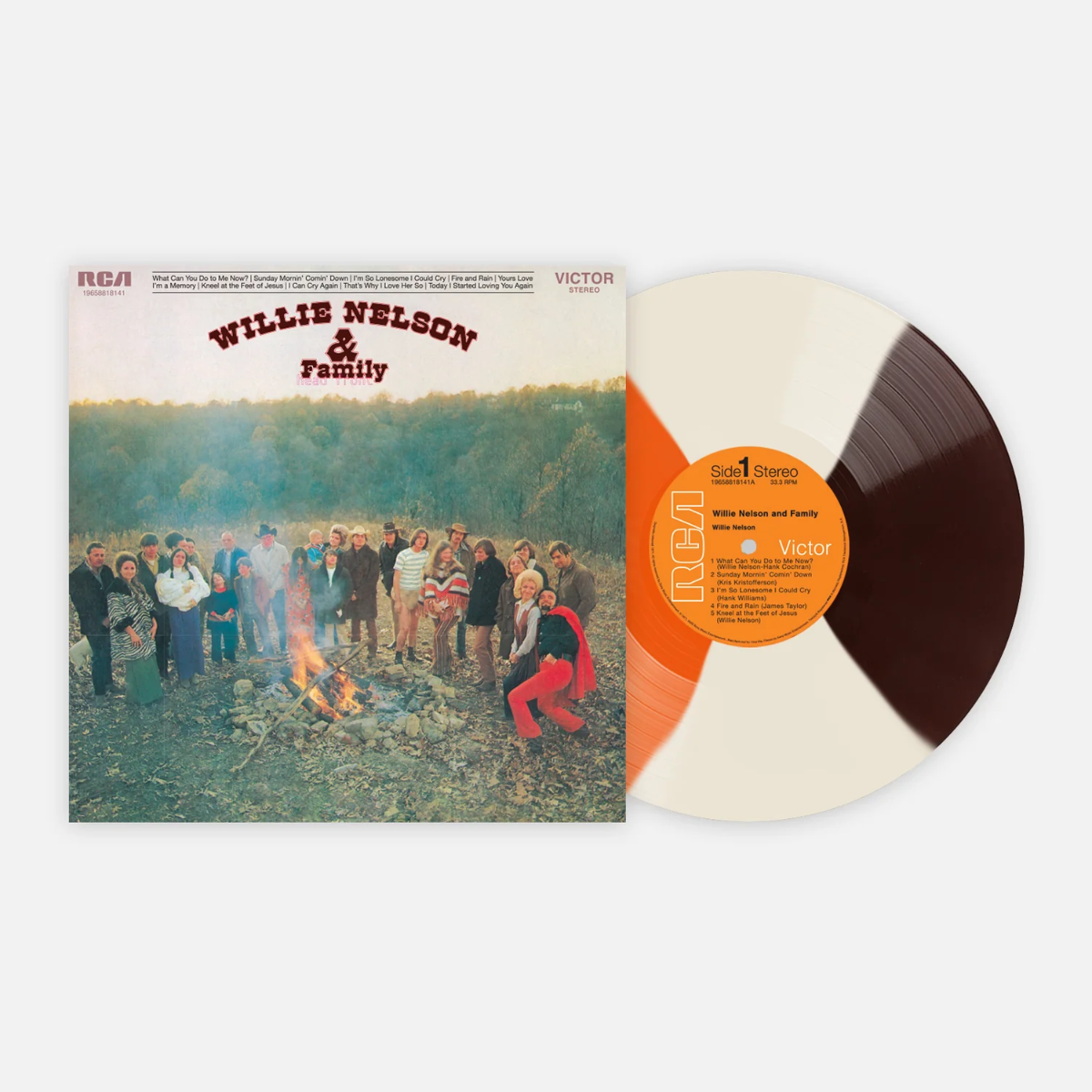 Willie Nelson & Family | Willie Nelson & Family (Limited Edition, "Campfire Quad" Colored Vinyl) | Vinyl