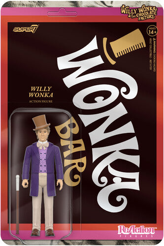 Willy Wonka - Super7 - Willy Wonka & the Chocolate Factory - Willy Wonka ReAction Figure Wv1 (Collectible, Figure, Action Figure) | Action Figure