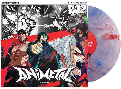 Within Destruction - Animetal [Explicit Content] (Clear/ Red/ White & Blue Marble) | Vinyl