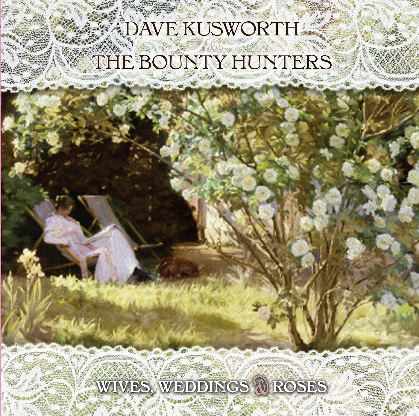 Dave & The Bounty Hunters Kusworth | Wives Weddings & Roses (WHITE VINYL) | Vinyl