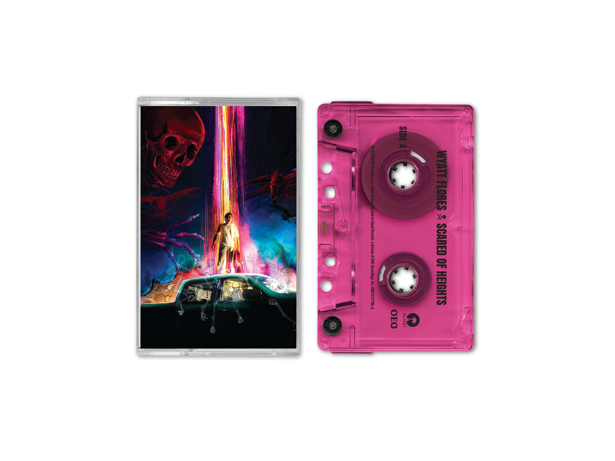 Wyatt Flores - Scared Of Heights [Pink Cassette] | Cassette