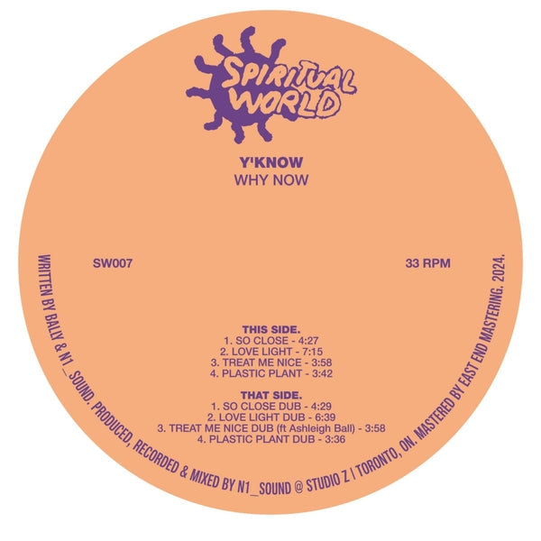 Y'Know - Why Now [12"] | Vinyl