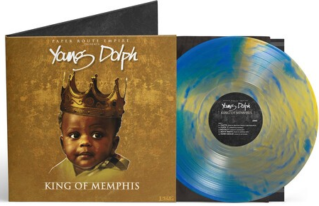 Young Dolph - King of Memphis (10th Anniversary Edition) [Explicit Content] (Limited Edition, Royalty Blue & Gold Galaxy Colored Vinyl) | Vinyl