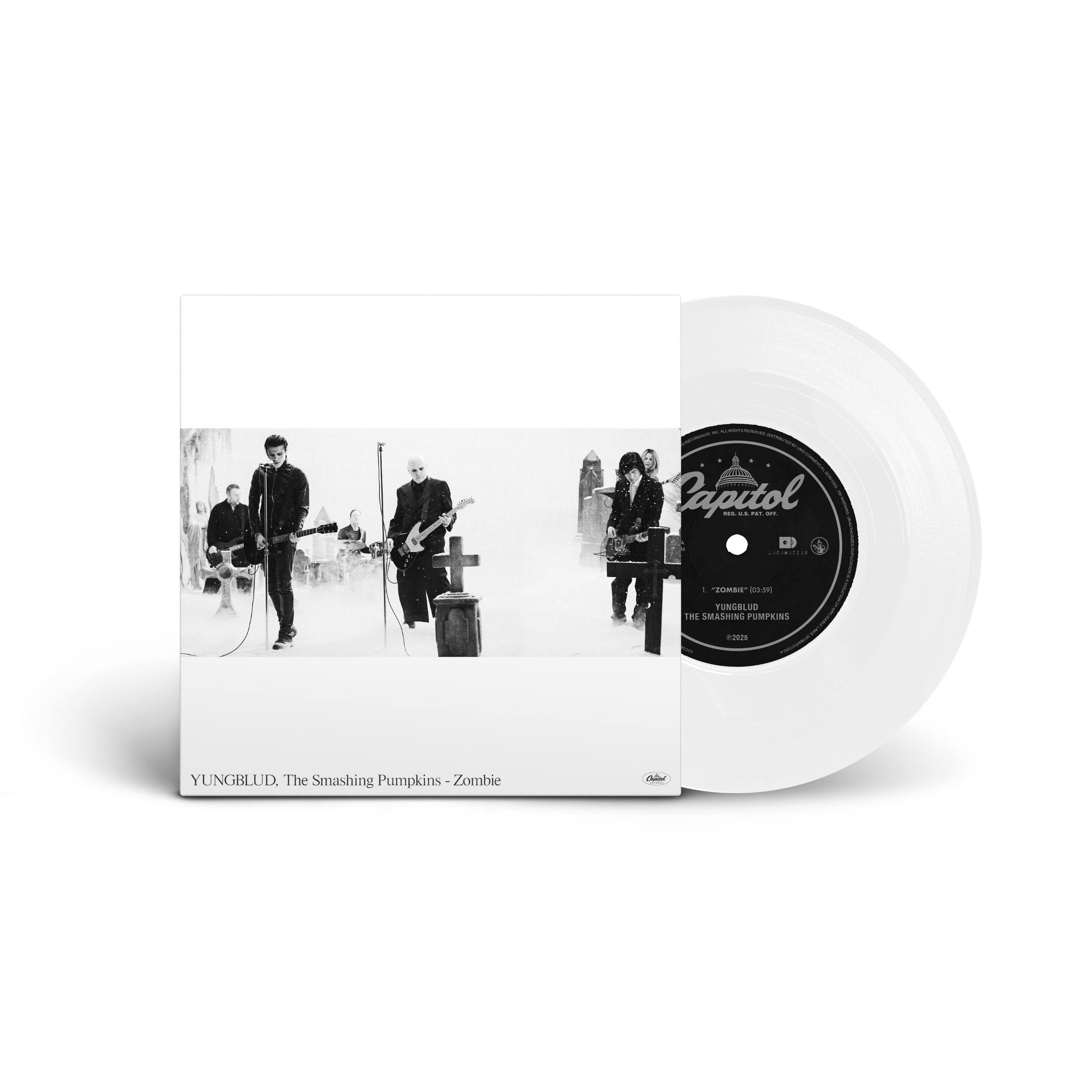 Yungblud/The Smashing Pumpkins | Zombie [White 7" Single] | Vinyl