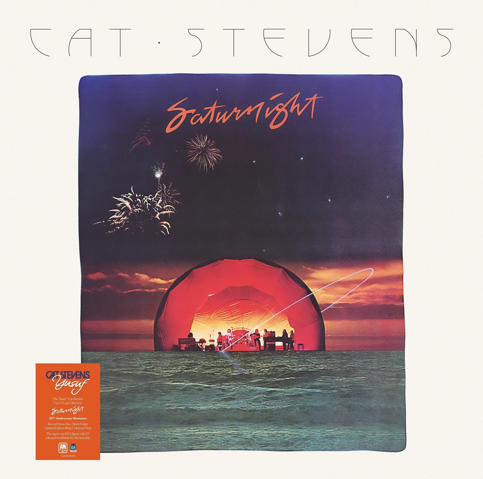 Yusuf/Cat Stevens - Saturnight: Live In Tokyo [Orange/Maroon Splatter LP] | Vinyl