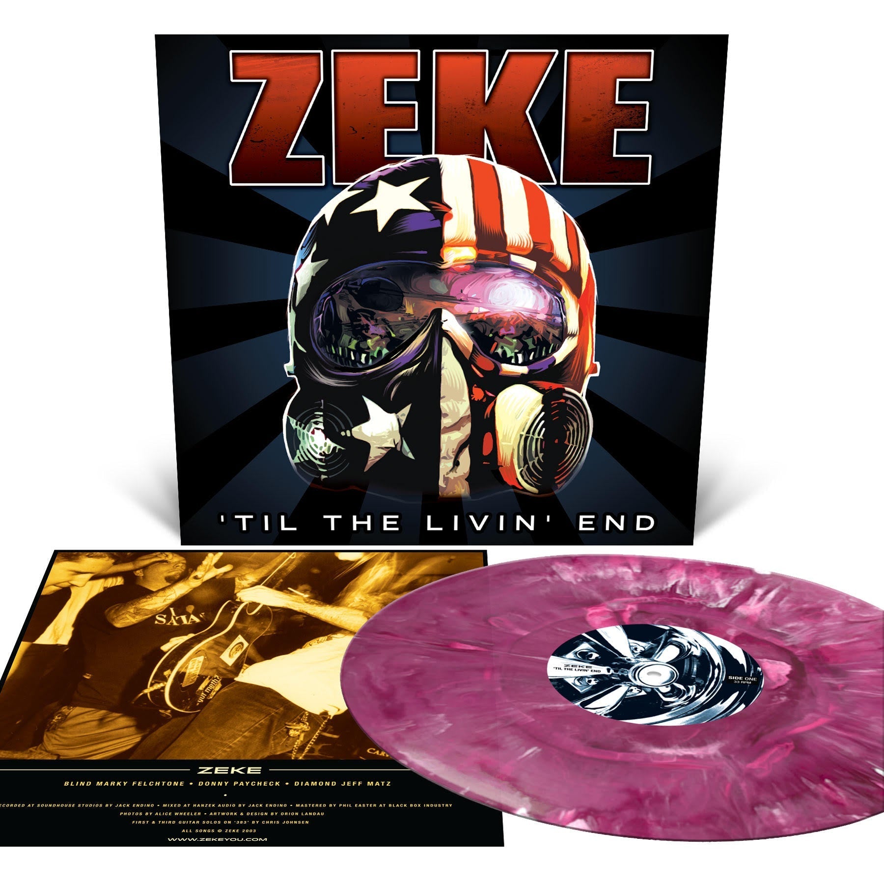 Zeke | Til The Livin' End [Custom Marble] | Vinyl