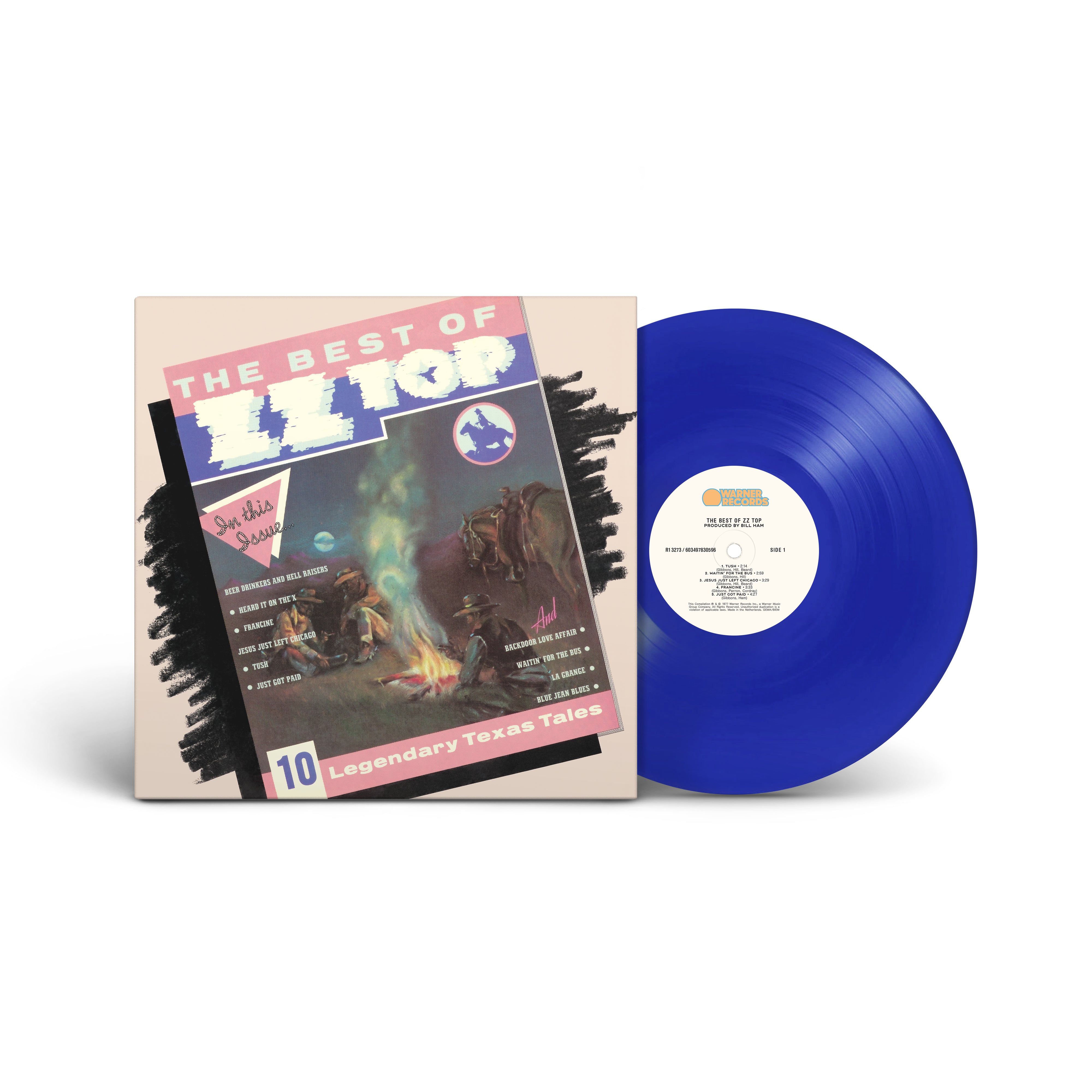 ZZ Top | The Best of ZZ Top (ROCKTOBER) (Translucent Blue Vinyl) | Vinyl