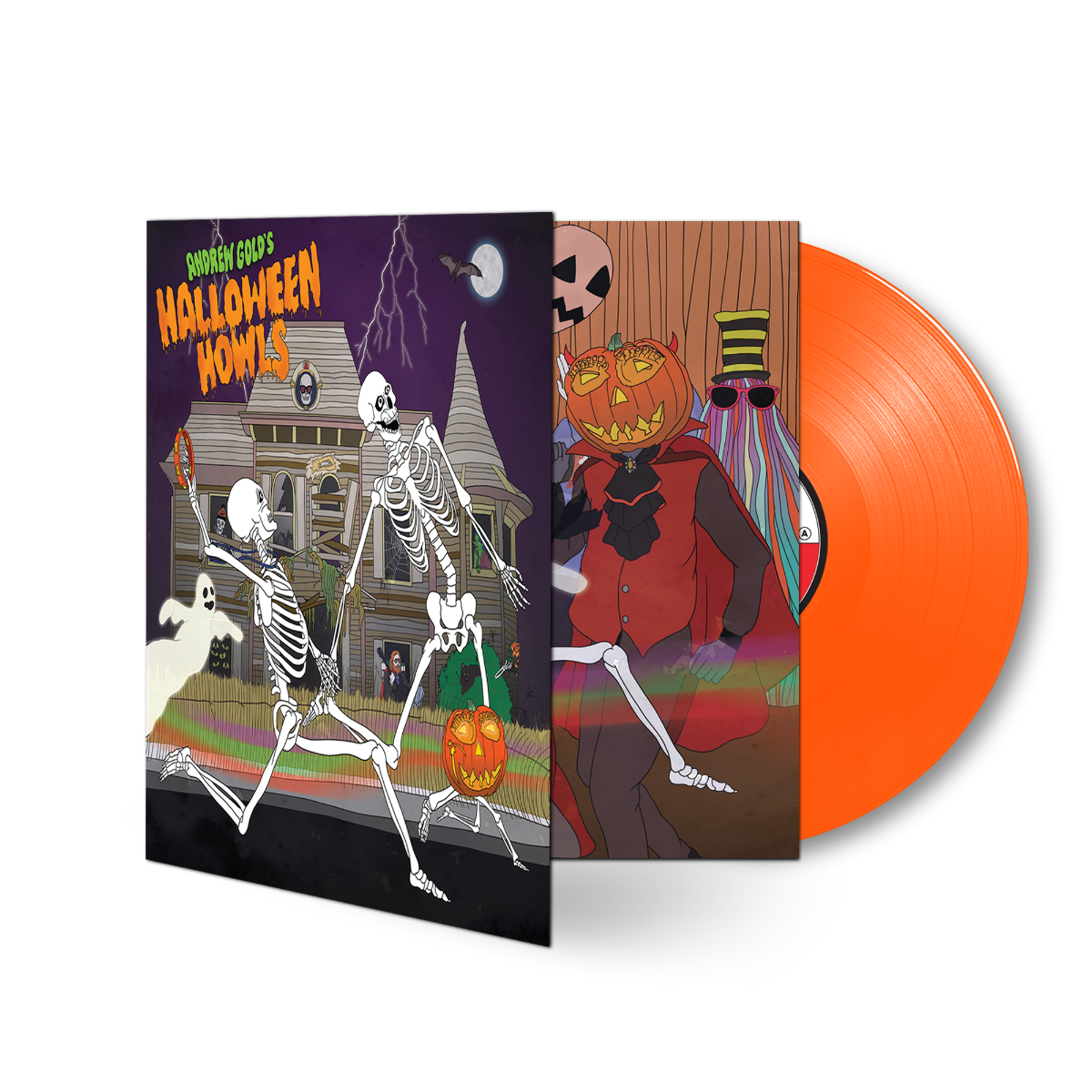 Andrew Gold | Halloween Howls: Fun & Scary Music (Limited Edition, Colored Vinyl, Orange) | Vinyl - 0