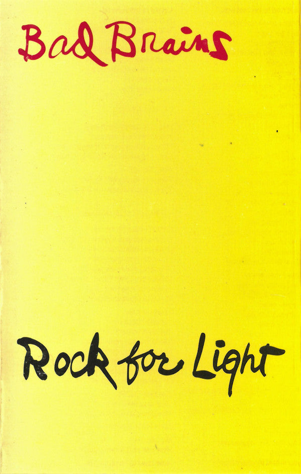 Bad Brains | Rock For Light (Yellow Cassette) | Cassette