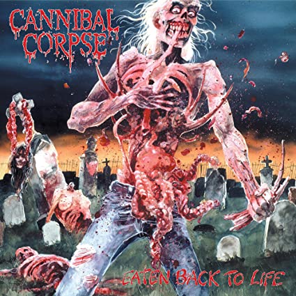 Cannibal Corpse | Eaten Back To Life (Clear W/ Red Bloodshot Colored Vinyl) | Vinyl