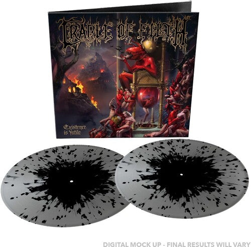 Cradle of Filth | Existence Is Futile (Silver/ Black Splatter Vinyl, Gatefold LP Jacket) (2 Lp's) | Vinyl