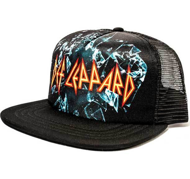 Def Leppard | Def Leppard Logo Snapback Trucker Cap | Apparel