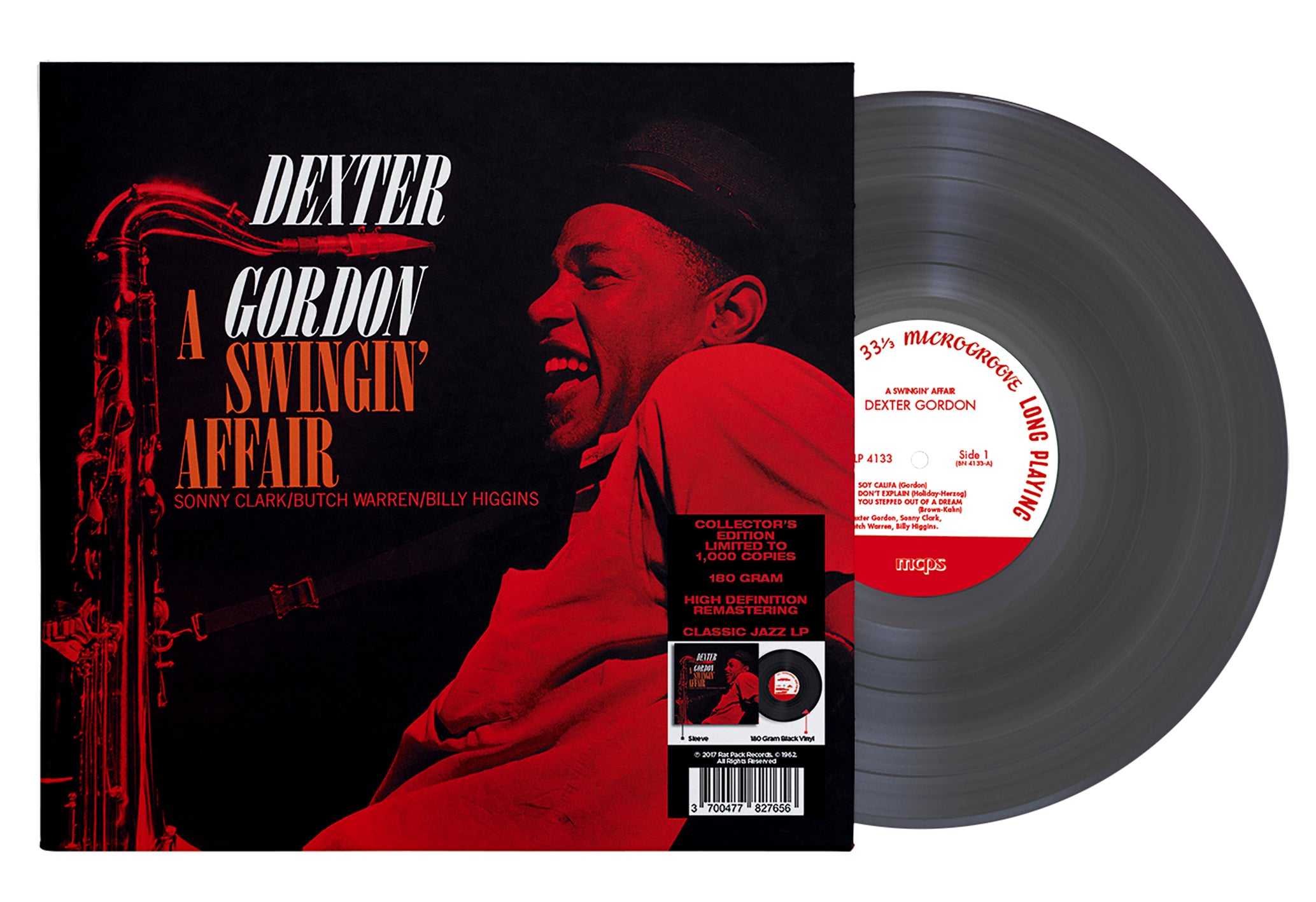 Dexter Gordon | 33 Tours - A Swingin' Affair (Blue Note/180 Gram Black Vinyl) | Vinyl