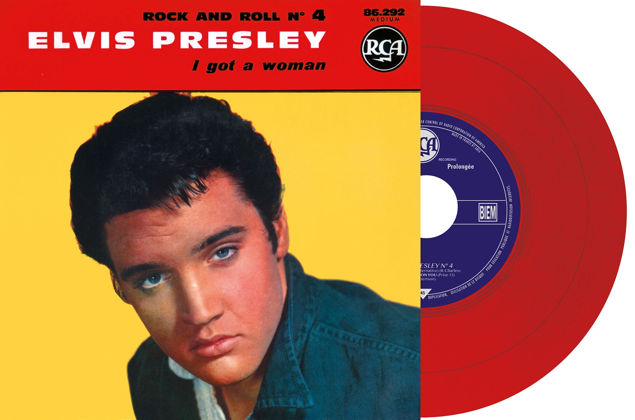 Elvis Presley | I Got A Woman #4 (Red 7" vinyl EP) | Vinyl