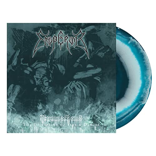 Emperor | Prometheus: The Discipline Of Fire & Demise [Black/Gray/White/Blue Swirl LP] [Half-Speed] | Vinyl