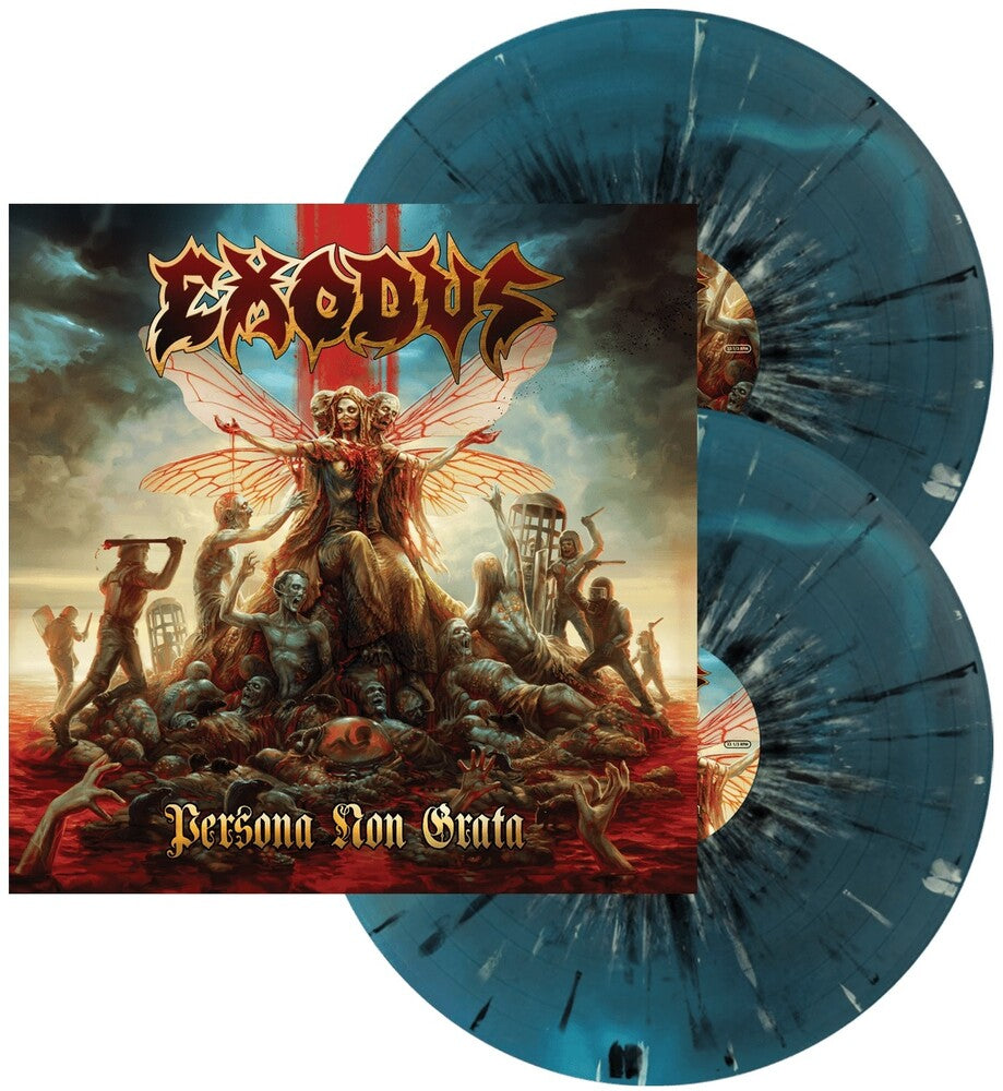 Exodus | Persona Non Grata (Blue Swirl W? Bone And Black Splatter Vinyl) (2 Lp's) | Vinyl