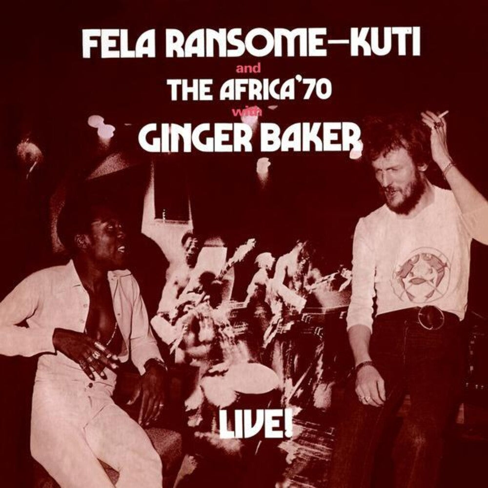 Fela Kuti | Fela Live With Ginger Baker (Colored Vinyl, Red, Gatefold LP Jacket) (2 Lp's) | Vinyl - 0