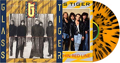 Glass Tiger | Thin Red Line [Tiger Striped Colored Vinyl] [Import] | Vinyl