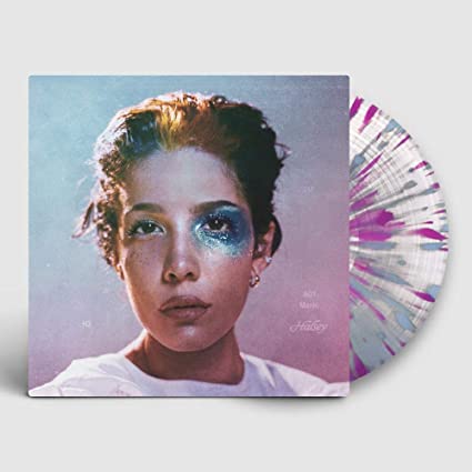 Halsey | Manic - Exclusive Limited Edition RARE Clear With Pink & Blue Splatter Colored Vinyl LP Limited Edition | Vinyl