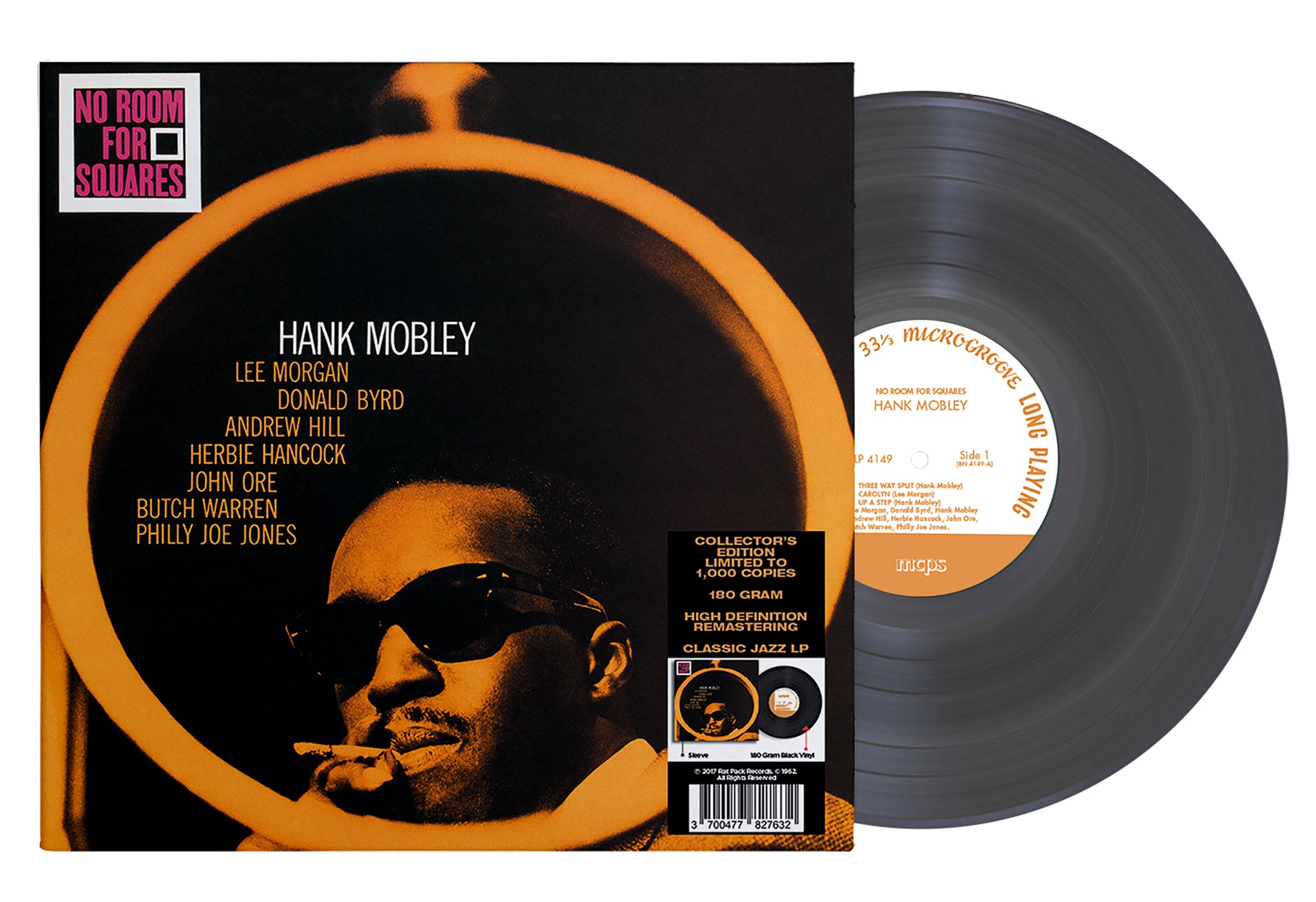 Hank Mobley | 33 Tours - No Room For Squares (Blue Note/180 Gram Black Vinyl) | Vinyl