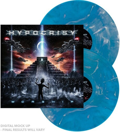 Hypocrisy | Worship (Blue & White Marble) (Colored Vinyl, Blue, White, Gatefold LP Jacket, Indie Exclusive) | Vinyl