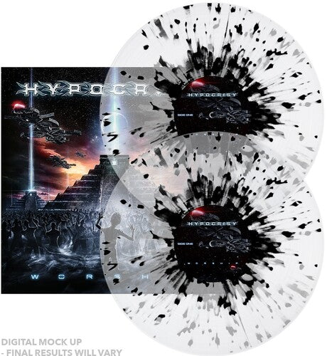 Hypocrisy | Worship (Clear with Black Splatter) (Colored Vinyl, Clear Vinyl, Black, Gatefold LP Jacket, Indie Exclusive) | Vinyl