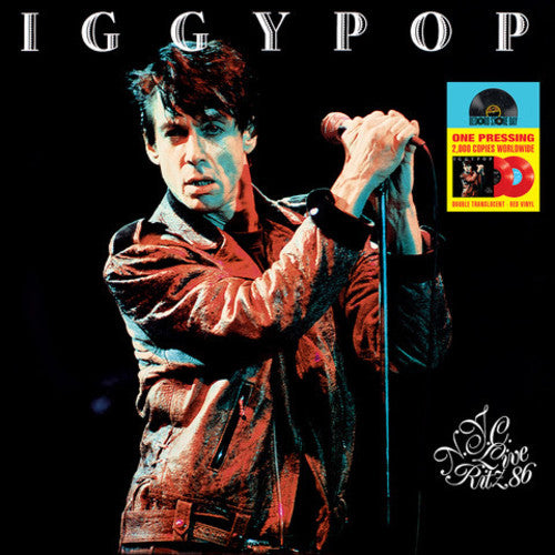 Iggy Pop | Live At The Ritz, NYC 1986 (Translucent Red Vinyl) (2 Lp's) | Vinyl