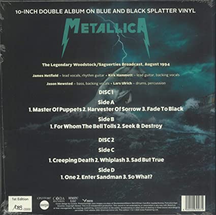 Metallica | Justice For All :Deluxe Collectors Edition (10' Vinyl) (2 Lp's) | Vinyl