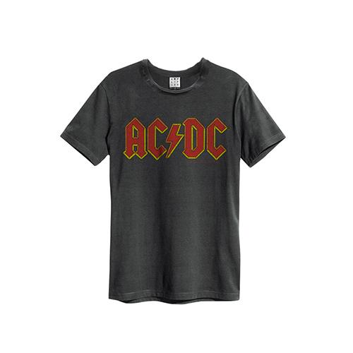 AC/DC | AC/DC Logo Vintage T-Shirt (Charcoal) |