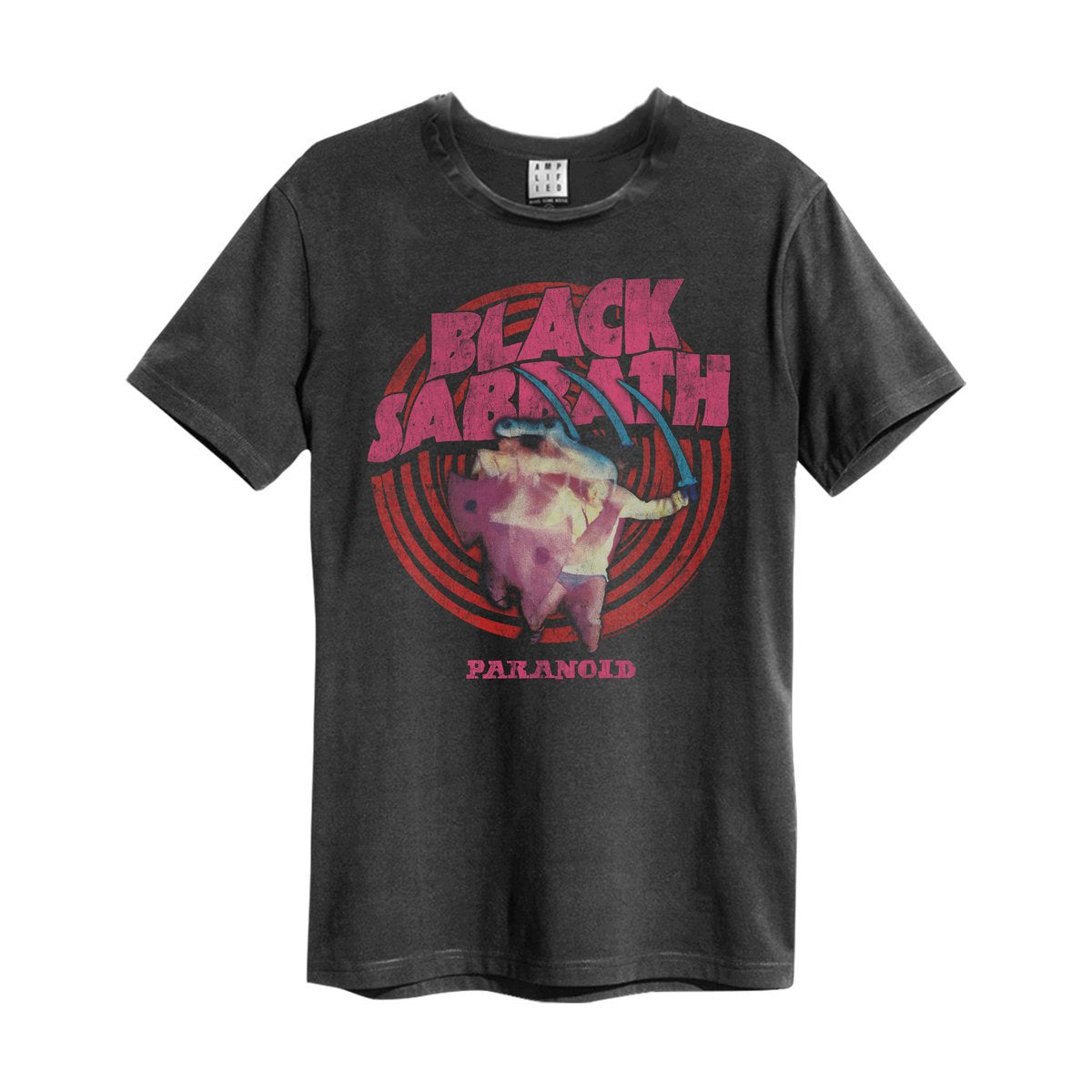 Black Sabbath | Paranoid Vintage T-Shirt (Charcoal) |