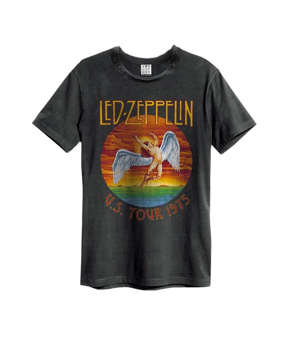 Led Zeppelin | Tour 75 Vintage T-Shirt (Charcoal) |