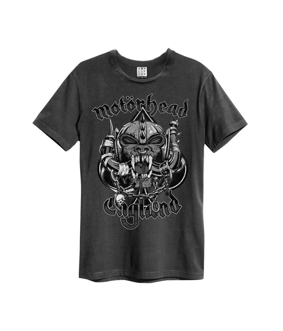 Motorhead | Snaggletooth Vintage T-Shirt (Charcoal) |