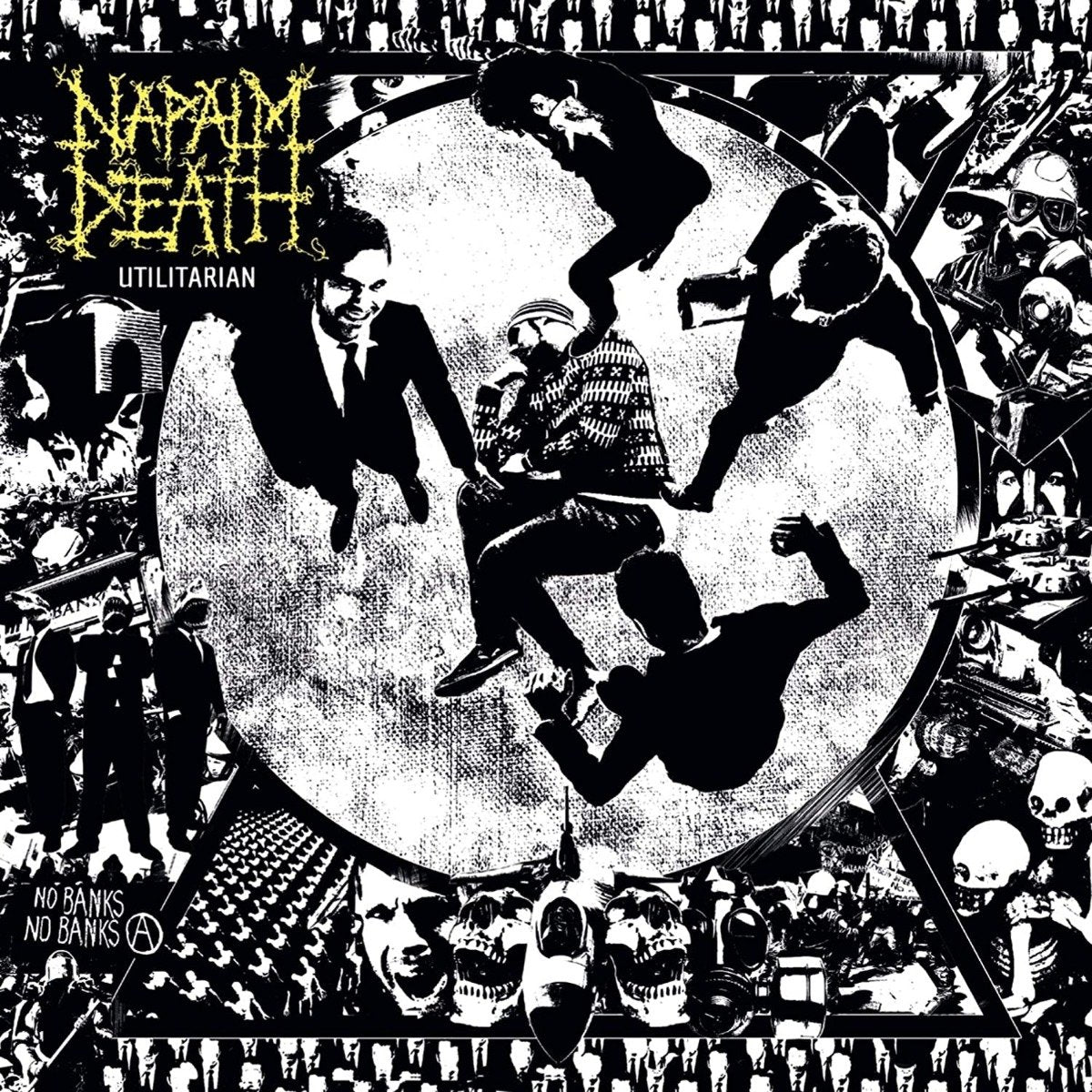 Napalm Death | Utilitarian (Decibel Edition) (Indie Exclusive, Black Ice Colored Vinyl) | Vinyl