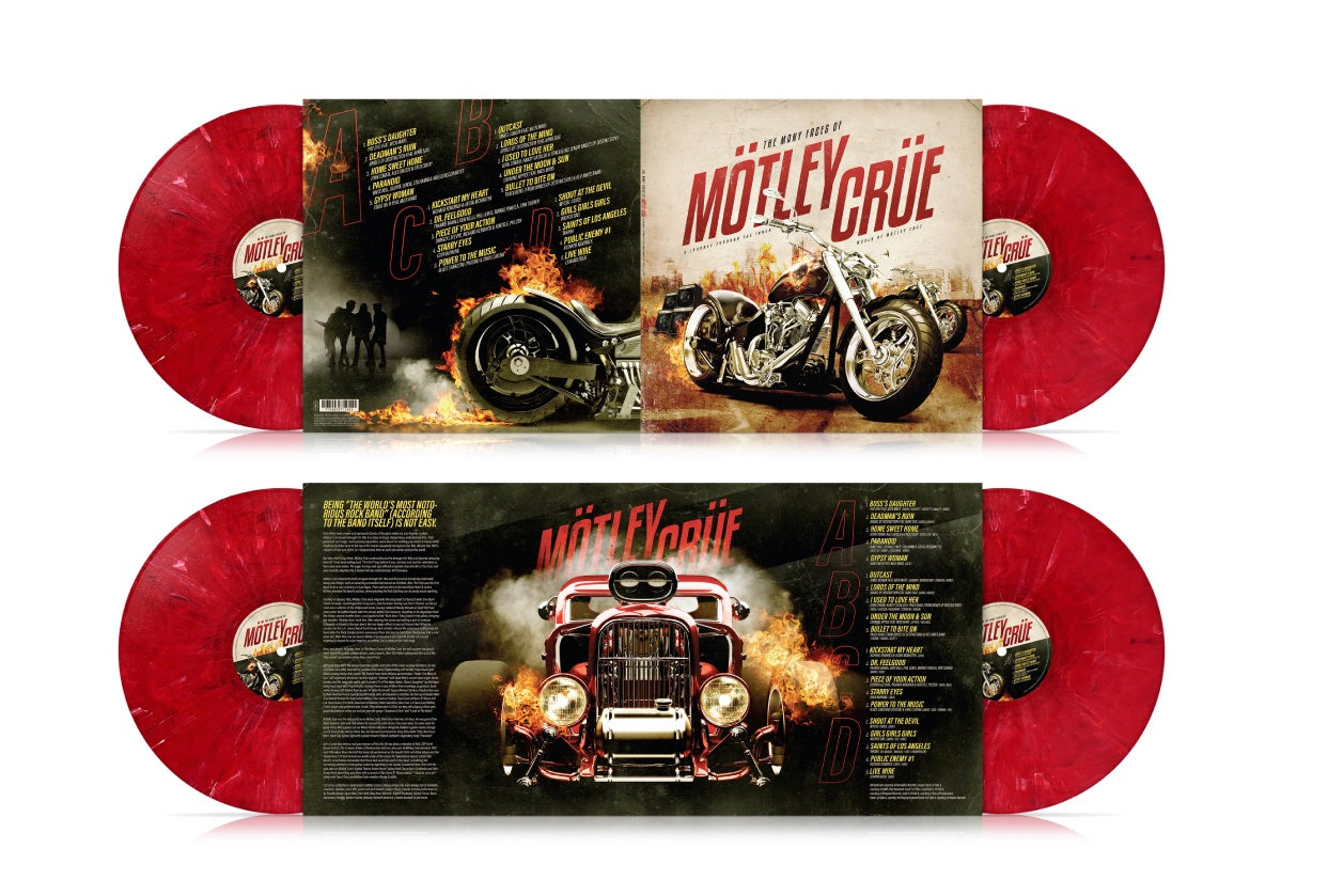 Motley Crue | The Many Faces Of Motley Crue (Limited Ed. Gatefold Red Marble Vinyl) | Vinyl