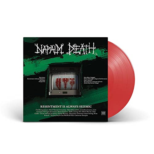 Napalm Death | Resentment Is Always Seismic - A Final Throw Of Throes (Transparent Red Vinyl) | Vinyl