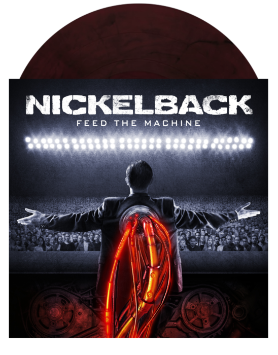 Nickelback | Feed The Machine (Limited Edition, Red & Black Marble Colored Vinyl, Digital Download Card) | Vinyl