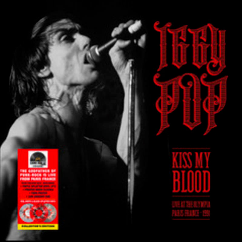 Pop,Iggy | Kiss My Blood (Live In Paris 1991) (W/Dvd) (Blk) | RSD DROP | Vinyl