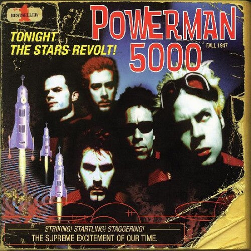 Powerman 5000 | Tonight The Stars Revolt (Limited Edition, Coke Bottle Clear W/ Yellow Sreaks Colored Vinyl) | Vinyl